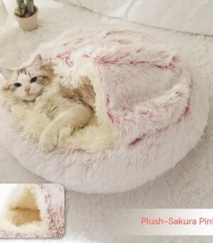 plush pet bed