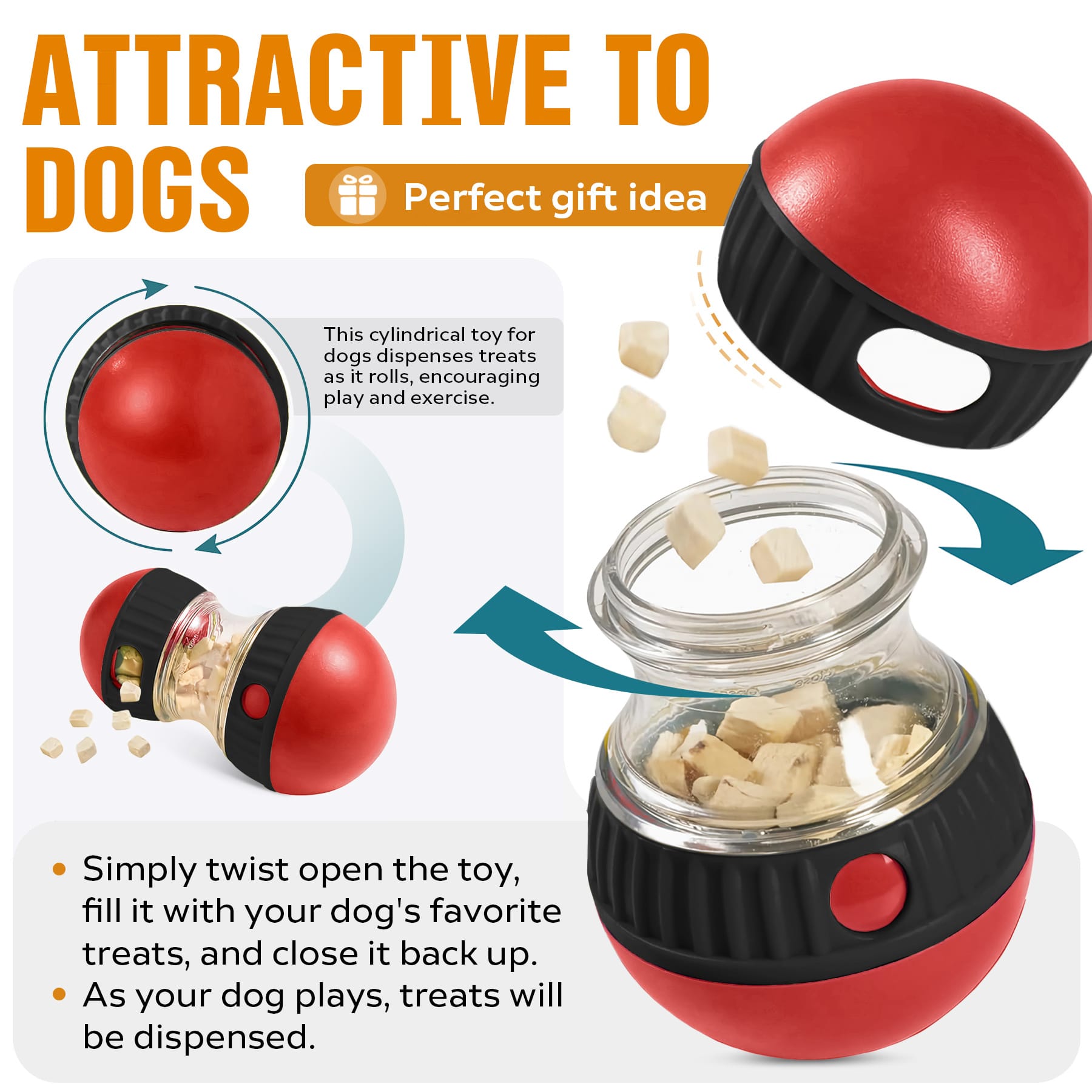 Adjustable Treat Dispensing Puzzle Ball for Dogs - Image 7