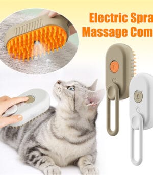 pet steam brush for cats and dogs