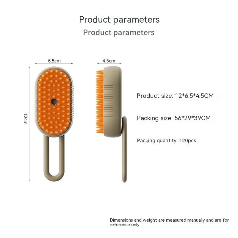 3-in-1 Pet Steam Brush for Cats & Dogs - Image 4